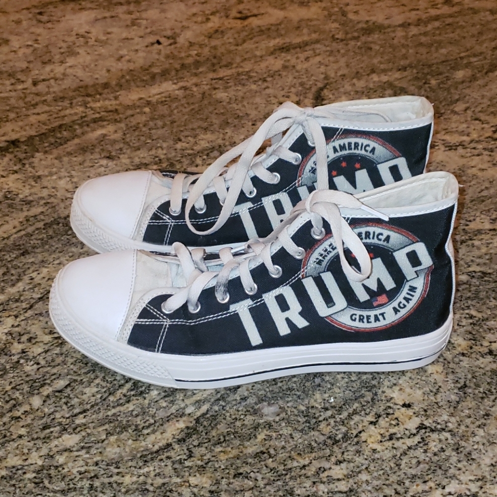 Trump Make America Great Again high top lace up